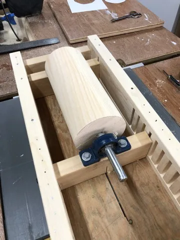 Turned Wood Roller